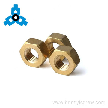 Brass Machine Screws And Hexagon Nuts